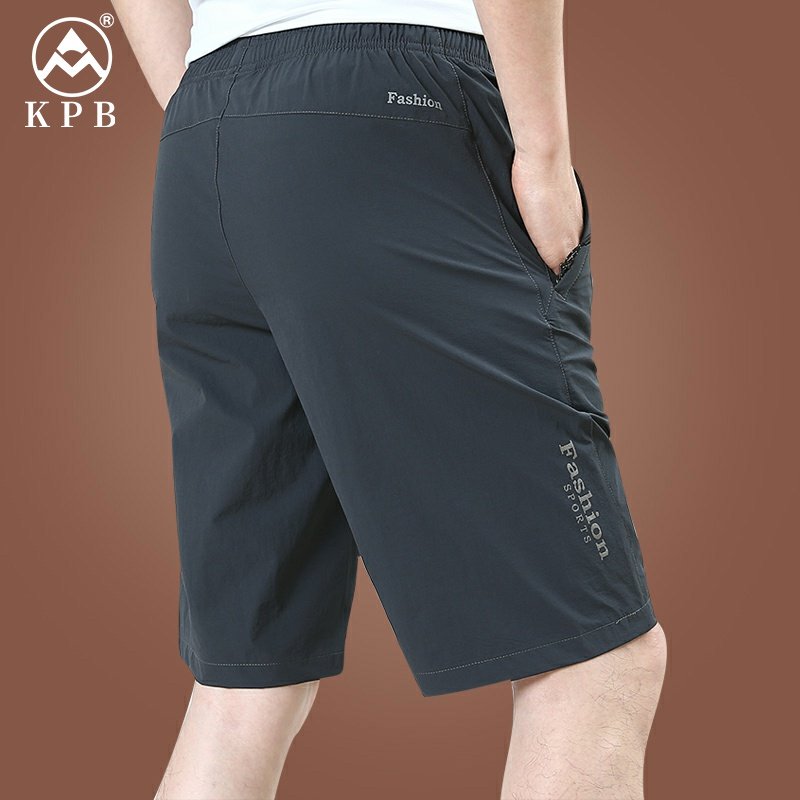 弹力冰丝夏外穿宽松超薄速干5短裤 kpb休闲裤
