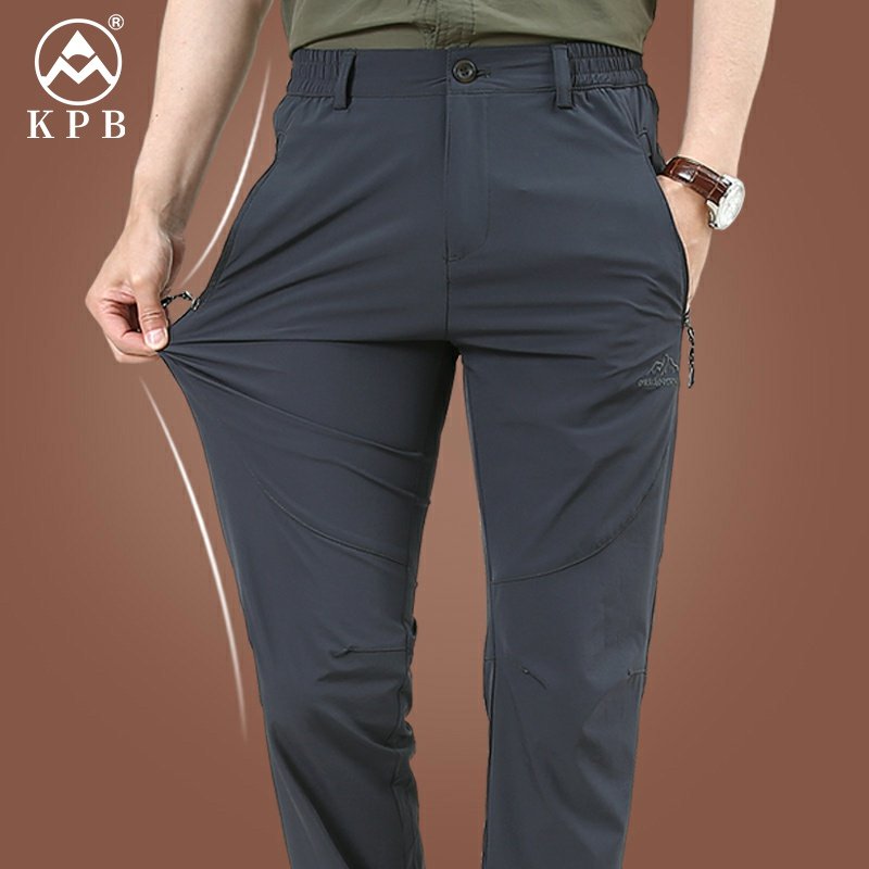 冰丝夏季超薄款宽松直筒男士休闲裤 kpb休闲裤