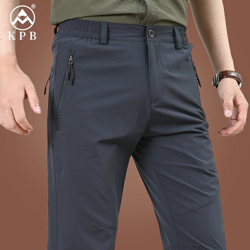 冰丝夏季超薄款宽松直筒男士休闲裤 kpb休闲裤