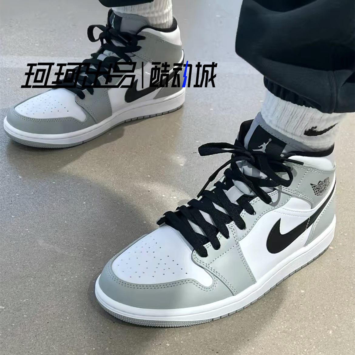 Air Jordan 1 Low AJ1黑白康扣漆皮复古低帮篮球鞋 DV1309-100-图2