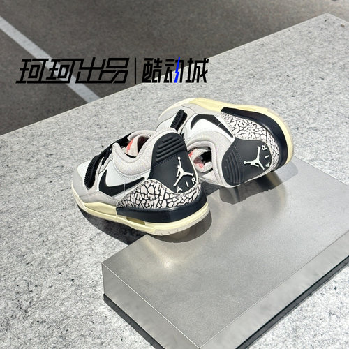 Air Jordan Legacy312 AJ312白灰复古低帮休闲篮球鞋 CD9054-101-图2