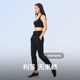 Keep women's leg-locked wide-leg air layer sports trousers