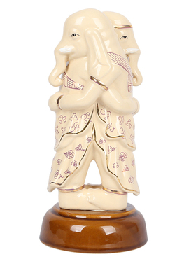 李居明吉祥物西南欢喜天佛摆件