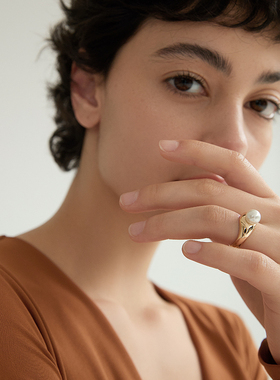 AuRevoirLesFilles珍珠戒指