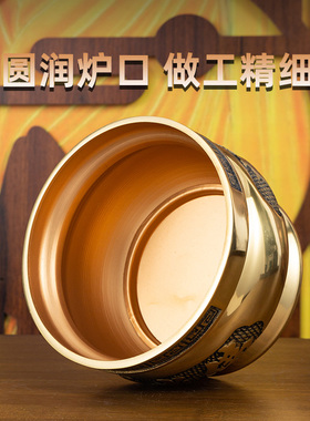 纯铜香炉家用供佛寺庙室内