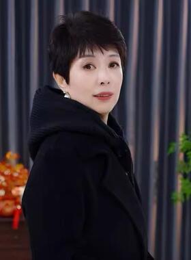 2026秋冬新款纽扣毛线帽子护颈保暖针织帽护耳防寒包头帽围脖一体