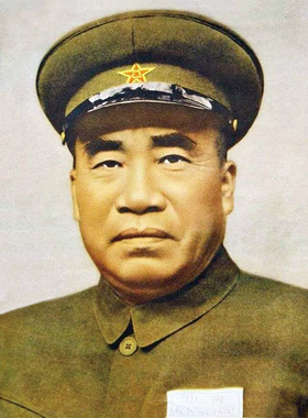 朱德军装照-复古泛黄泛旧珍贵老照片彩色版电视剧装饰墙面挂画像