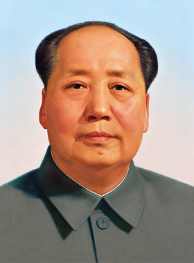 毛主席现版画像头像毛泽东挂画中堂画伟人客厅装饰画高清微喷画芯