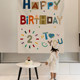 Hanging cloth background wall birthday arrangement scene decoration