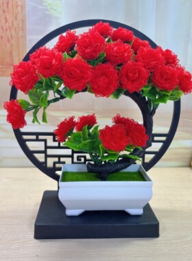 2.5厘米彩色雪纱带玫瑰DIY摆件