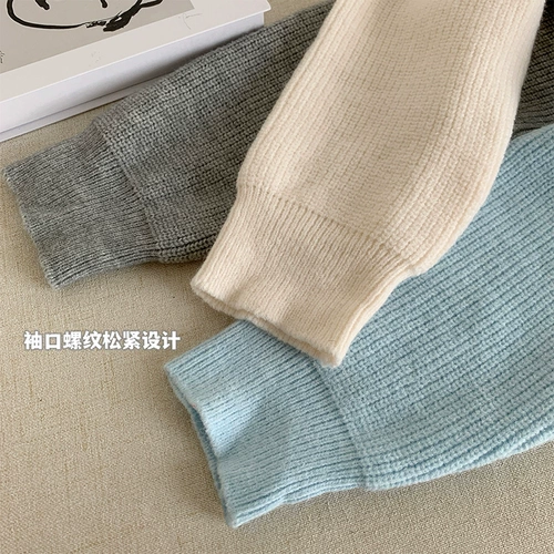 Очень большой осенний трикотажный сексуальный свитер с капюшоном, кардиган, большой размер