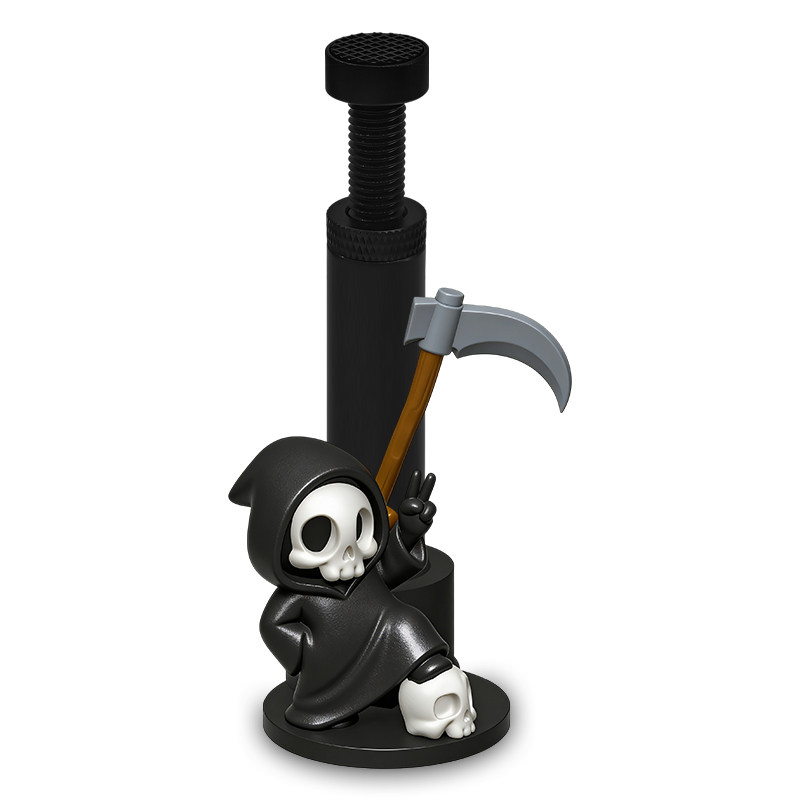 Creative skull graphics card chassis bracket