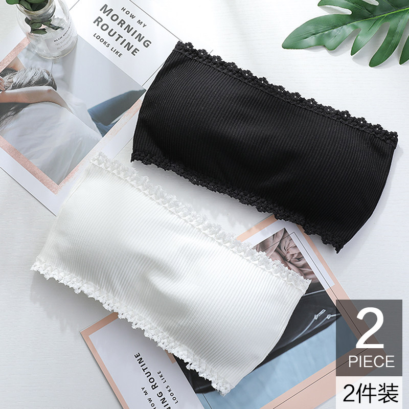 裹胸式女打底防走光肩带短款夏抹胸 茉安芬抹胸