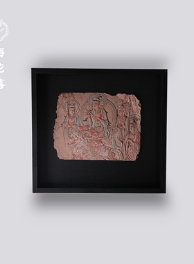 梅花落陶瓷挂件敦煌壁画摆件