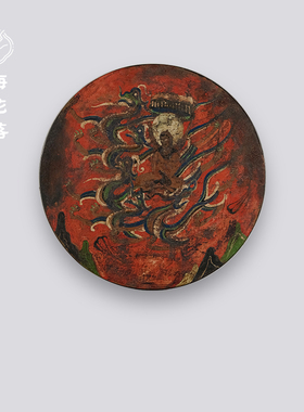 梅花落壁画挂画大漆手绘