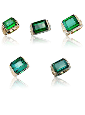 男款戒指经典18K玫瑰金霸气侧漏