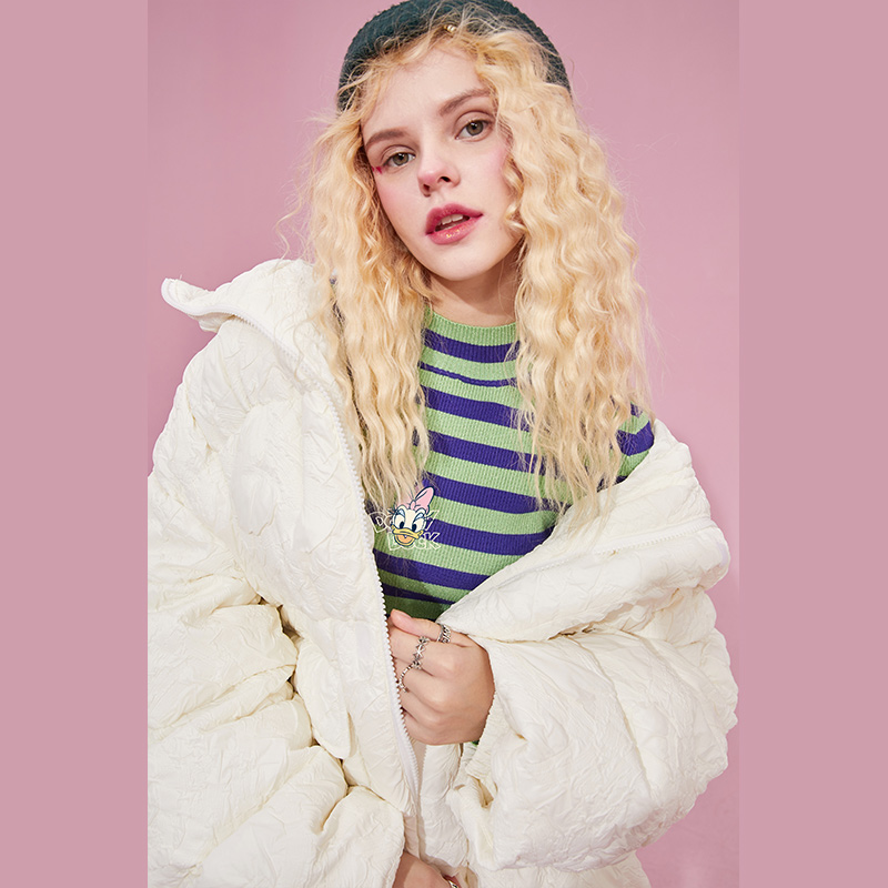 【唐老鸭联名】妖精的口袋小女针织衫 妖精的口袋毛针织衫