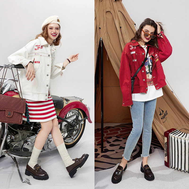 【新款】妖精的口袋盐系复古潮短外套 妖精的口袋短外套