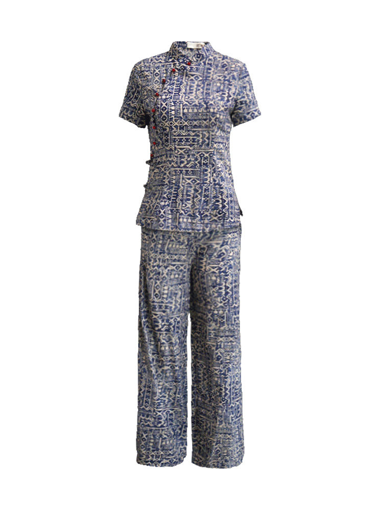 休闲时尚职业套装女夏款复古小香风洋气减龄两件套成套搭配女装,淘宝优惠券,粉丝福利购,淘宝优惠卷