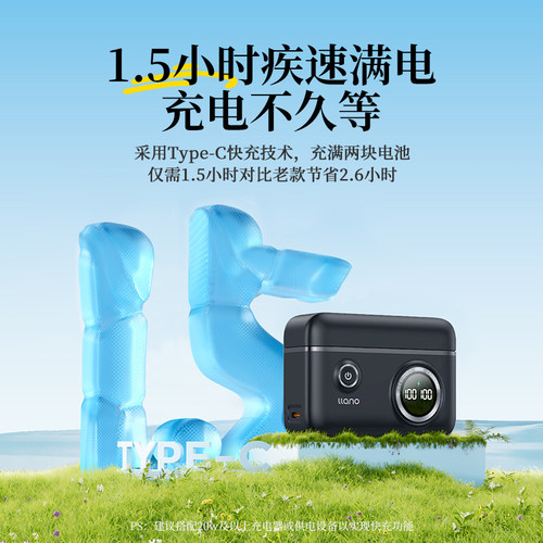 绿巨能np-fw50快充盒子充电盒相机电池充电器多彩适用索尼zve10/10l a6400 a6000 a6300 a7m2 a7r2 a6100相机 - 图0