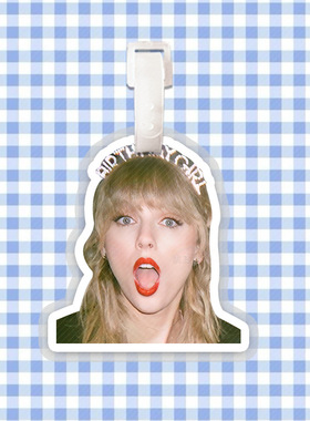 泰勒斯威夫特行李牌书包挂件挂饰吊饰周边同款