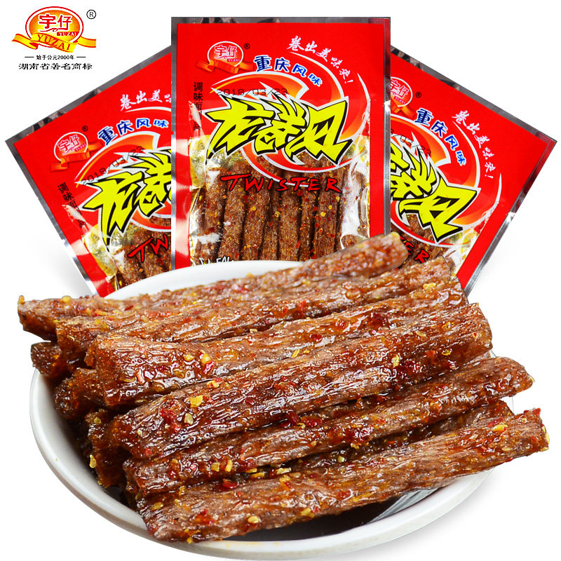 宇仔龙卷风22g*20包麻辣素食辣条 宇仔禄华素肉