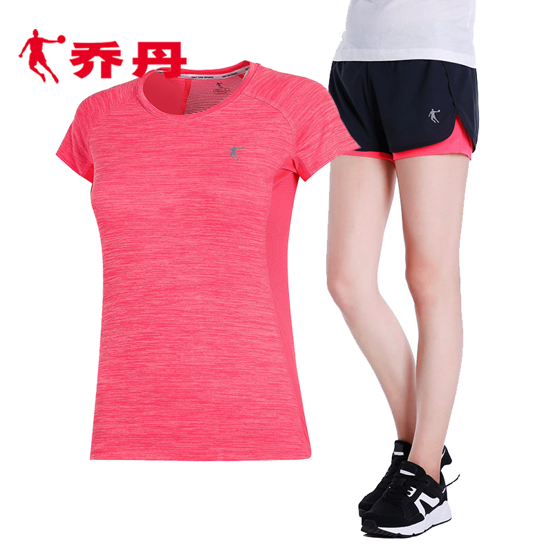 Jordan Sports Set Women's Summer Short Sleeve T-shirt Breathable Shorts Fitness New Casual Running Half Sleeve Sportswear