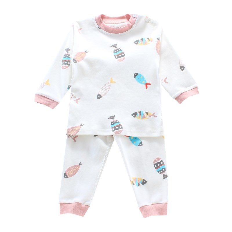 凡爱宝贝婴儿纯棉长袖对襟套装幼儿肩扣套儿童内衣秋衣秋裤棉毛衫,淘宝优惠券,粉丝福利购,淘宝优惠卷