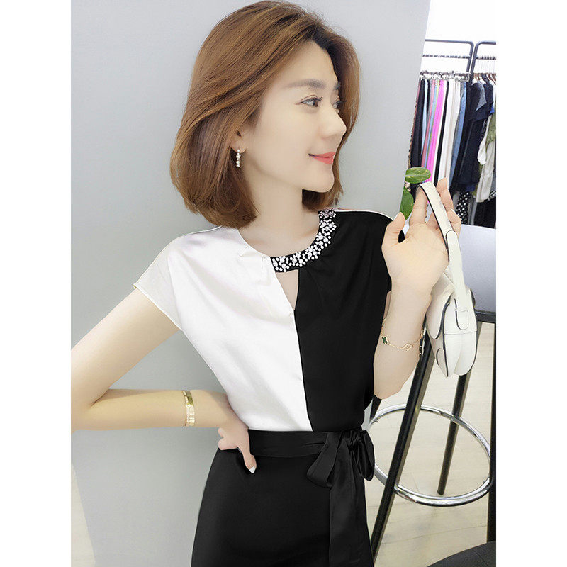 设计感小众撞色收腰女夏新款连衣裙 bobowaltz连衣裙