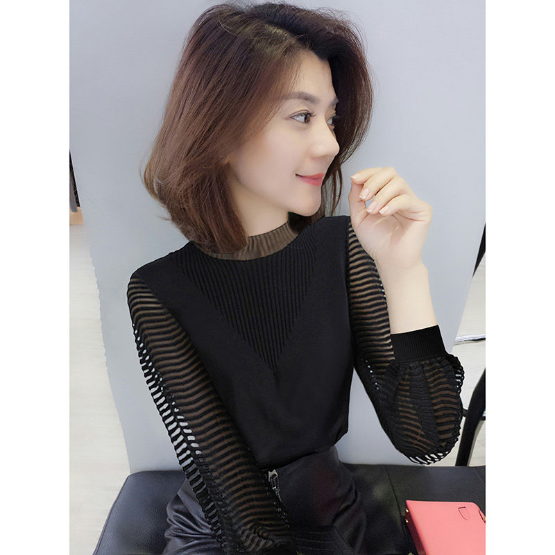 女神气质蕾丝轻熟减龄百搭2021衬衫 bobowaltz衬衫