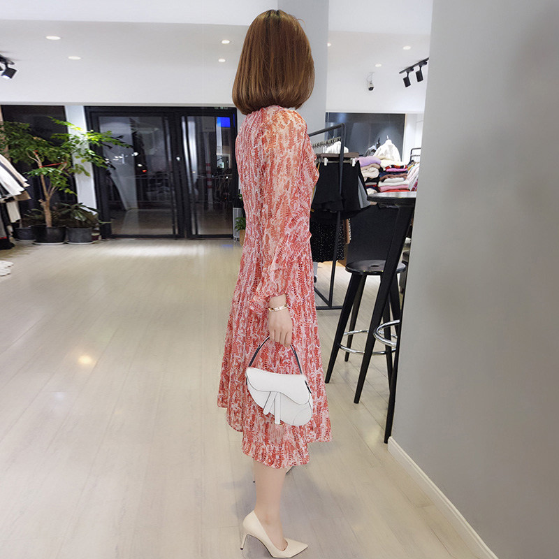 欧洲站秋装女装2020新款碎花裙子 bobowaltz连衣裙