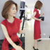 Váy hè nữ châu Âu 2019 mới hàng châu Âu thời trang váy quây gợi cảm nữ thần váy chữ Van - Váy eo cao váy hở eo Váy eo cao
