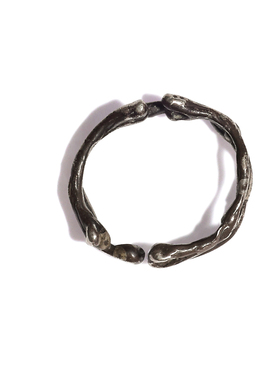 【zt zhuangtai狀態】EXCEPTION例外异形做旧拼接镂空925银戒指环