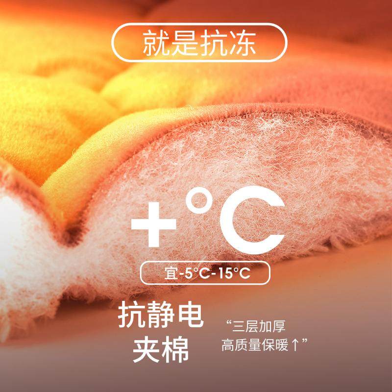 轩靓睡衣女冬季加绒保暖三层加厚款夹棉冬款可外穿家居服大码套装,淘宝优惠券,粉丝福利购,淘宝优惠卷