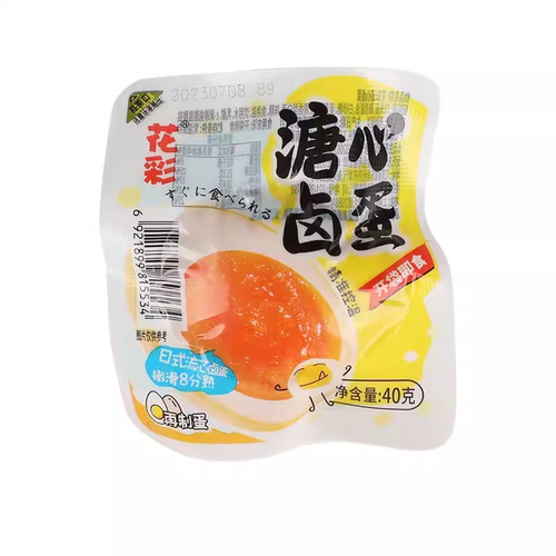 花彩溏心蛋即食卤蛋解馋小包装办公室早餐休闲零食卤蛋零食小吃 - 图3