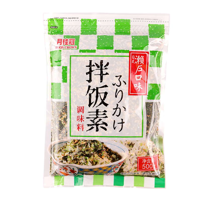 月桂冠芝麻拌饭素海苔碎500g日式香松拌饭料即食紫菜包饭寿司材料 - 图3