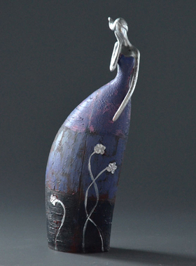 工艺油画欧式风电视柜样板房软装