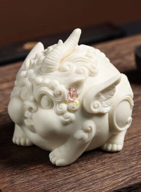 象牙果可爱版胖嘟嘟貔貅汽车摆件