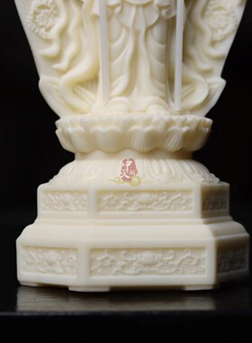 象牙果千手观音佛像摆件菩萨神像工艺礼品汽车家居玄关装饰保平安