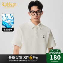 Cabins mens clothing polo shirts men short sleeves 2023 summer new printed blouses loose casual minimalist commuter blouses H