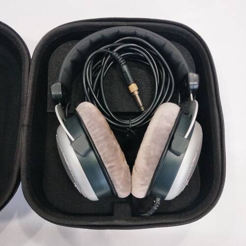 适用拜亚动力T1 T90 T5P DT880 DT990 pro CUSTOM收纳盒硬质抗压 头戴式大耳机包 - 图1