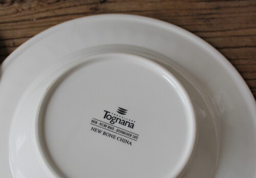 出口瓷 简约白色浮雕贝壳 新骨瓷 餐具西餐盘子咖啡杯杯子碗 - 图3