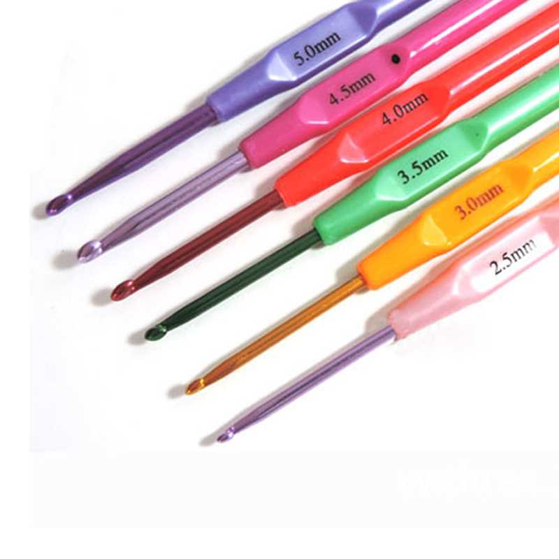 Hook Loom-Tool-Band Knitting-Needles TPR Crochet Aluminum fo-图1