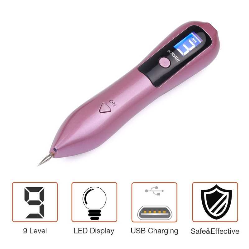 Laser Plasma Pen Freckle Remover Machine LCD Mole Removal Da-图1