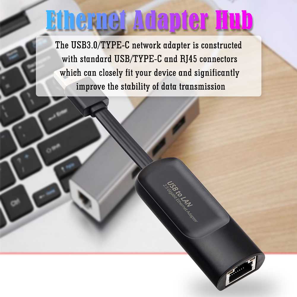 2500Mbps USB C 2.5G External Wired Network Card Type-C To RJ - 图3