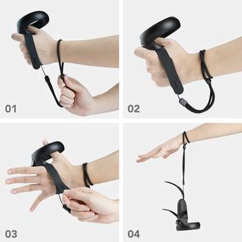 KIWI design 1kit PU Knuckle Strap with Wrist Strap for Ocu