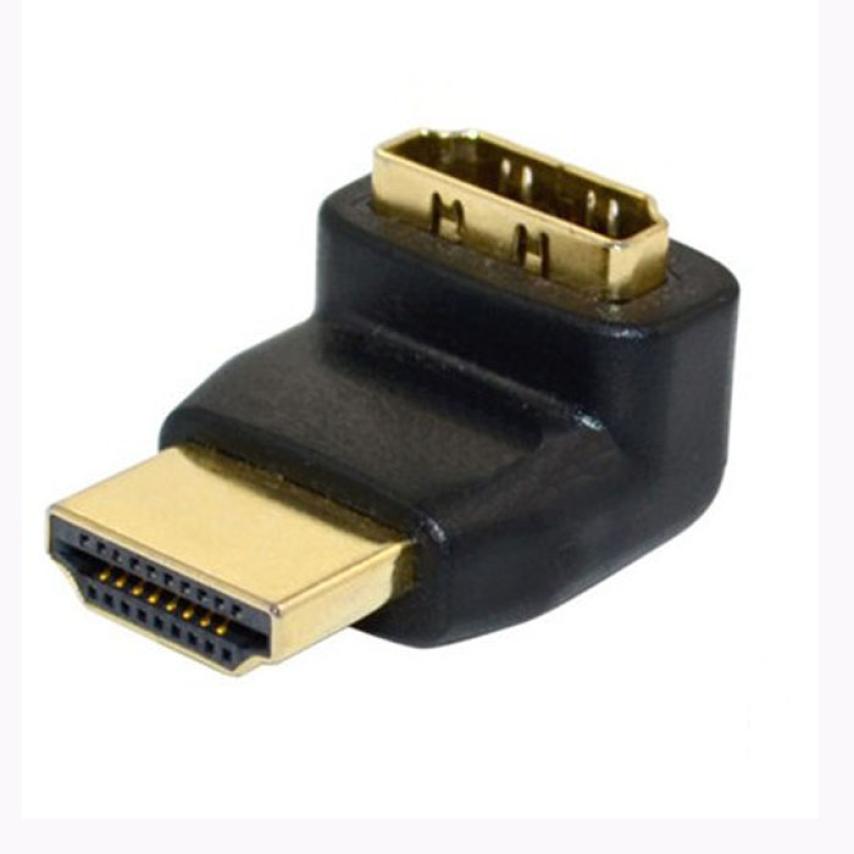 Mini Elbow HDMI Male to Female Adapter Connector for 1080p L - 图0