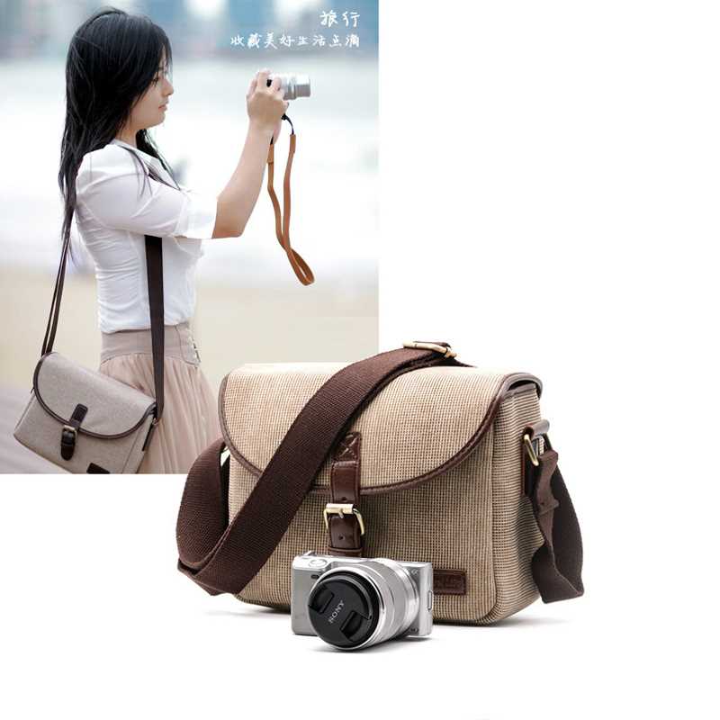 Retro Photo Case Camera Bag Cover For Canon EOS 5D Mark III - 图0