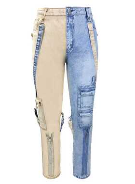 Men's jeans 2022 high sreet straight overalls men's oversize