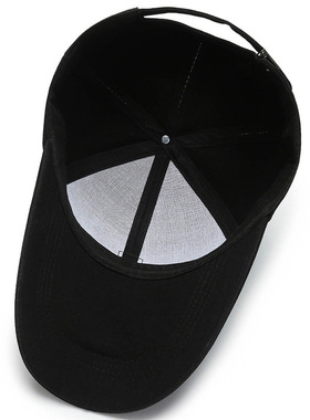 Sun Hat Men's Baseball Cap Black Breathable Hat Fish